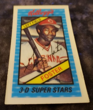 1980 Kellogg's George Foster #50 3-D Baseball Card