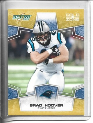 2008 Score Numbered 116/400 Brad Hoover NFL Football Card 