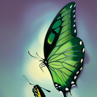 Listia Digital Collectible: Emerald Swallowtail