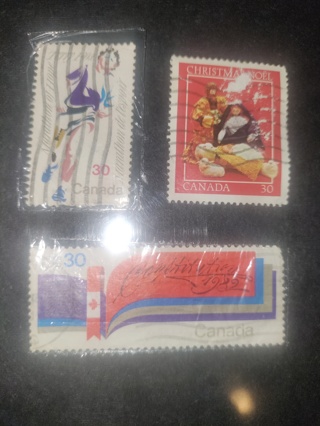 30¢ CANADA STAMPS(used)