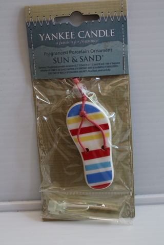 Yankee Candle Flipflop Ornament - NEW in package