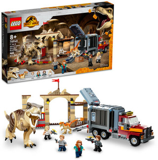 LEGO® Jurassic World™ T. rex & Atrociraptor Dinosaur Breakout 76948