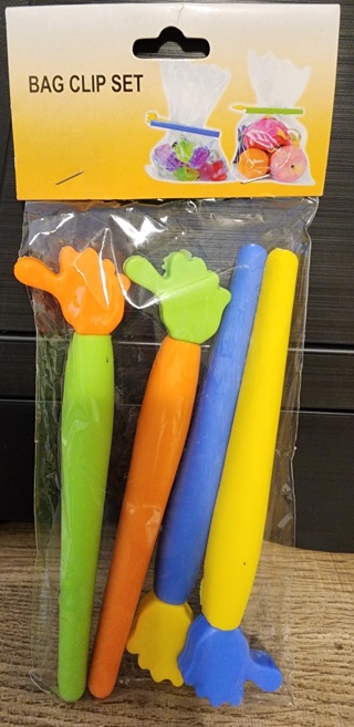 NEW - Bag Clip Set - Set of 4