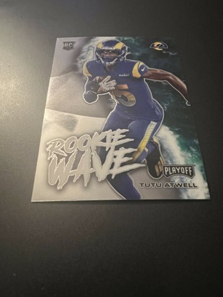 Tutu Atwell Rookie Wave Insert #RQ-TAT 2021 Playoff Rams