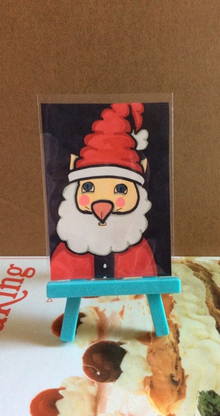 Santa Klaws original drawing aceo