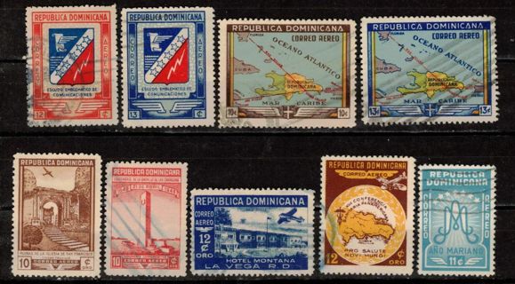 Dominican Republic Airmails 1945-54