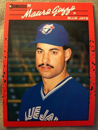 Mauro Gozzo 1990 Donruss Toronto Blue Jays