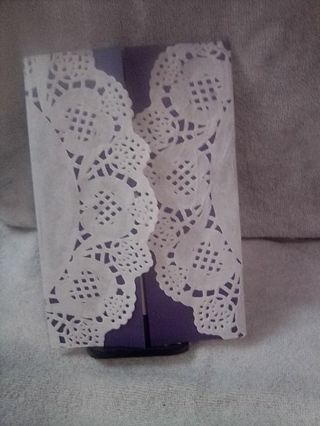 Handmade card with envelope