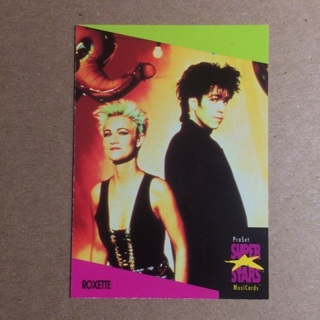 1991 ProSet Super⭐️Stars MusiCards | ROXETTE | Card # 283