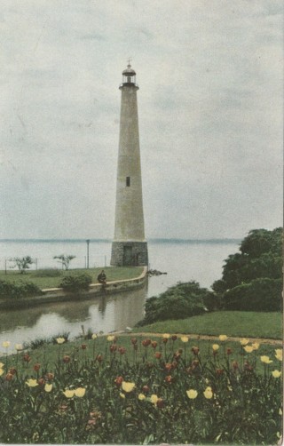 Vintage Used Postcard: d: Lighthouse, Grand Lake, OH