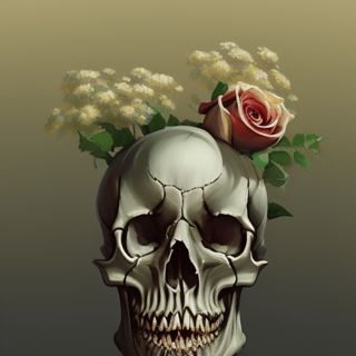 Listia Digital Collectible: Skull Vase
