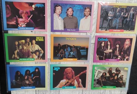 18 Rock and Roll Cards 1991