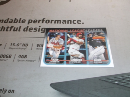 2024 Topps Series 1   Matt Olson / Pete Alonso / Kyle Schwarber   card  #   260 