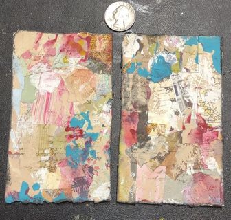 Painted Collage Pieces