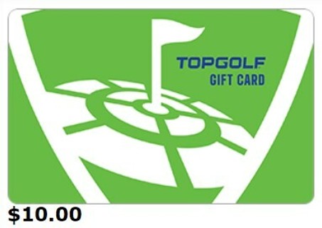 Topgolf 10 USD Gift Card