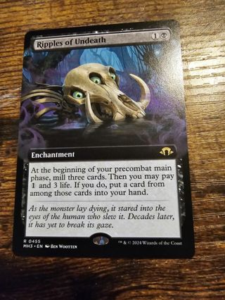 Magic the gathering mtg Ripples of Death rare card Modern Horizons 3