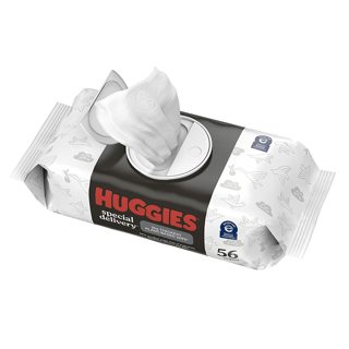 Huggies Hypoallergenic Baby Wipes Unscented 56 Wipes