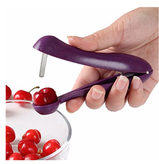 New 5'' Cherry Fruit Kitchen Pitter Remover Olive Corer Seed Remove Pit Tool Gadge Vegetable