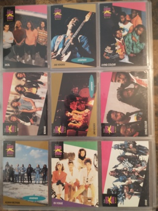 set of 9 music cards free shipping