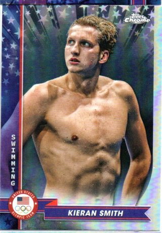 2024 Topps Chrome Olympics Kieran Smith Refractor #62