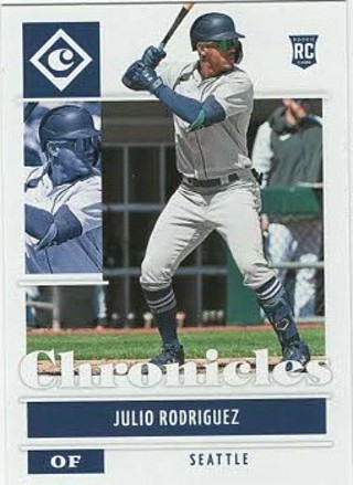 2022 Chronicles Julio Rodriguez Seattle Mariners RC #28!