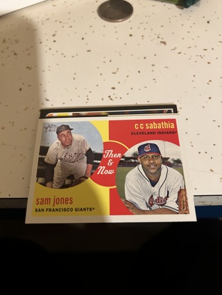 2008 heritage then & now sam jones / c.c. sabathia