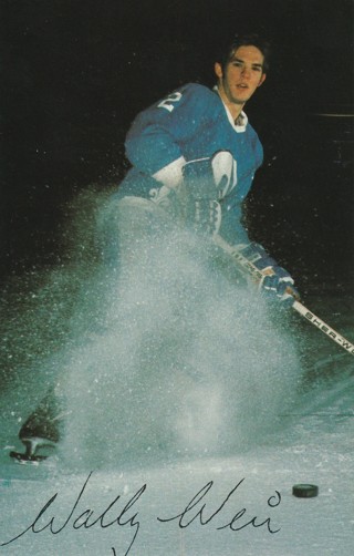 Wally Weir Quebec Nordiques Hockey 1980s Postcard 