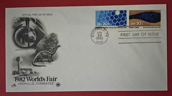 Two 1982 Worlds Fair First Day Cover