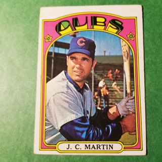 1972 - TOPPS BASEBALL CARD HI NO. 639 - J.C. MARTIN - CUBS