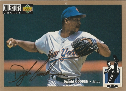 1994 Collector's Choice Dwight Gooden Gold Signature #519 - Rare