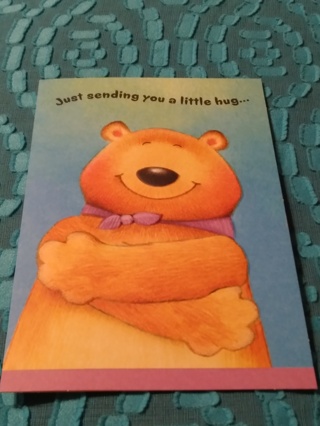 Inspirational Greeting Card - a little hug