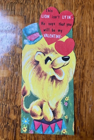 Vintage Valentines Day Card 