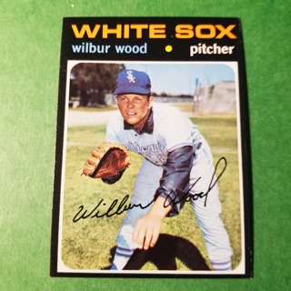 1971 Topps Vintage Baseball Card # 436 - WILBUR WOOD - WHITE SOX - NRMT/MT