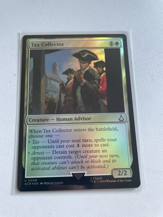 MTG Tax Collector Foil U 0009 Universes Beyond: Assassin's Creed Magic