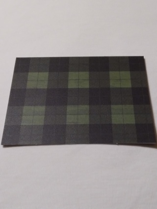 Holiday Plaid Notecard & Envelope 