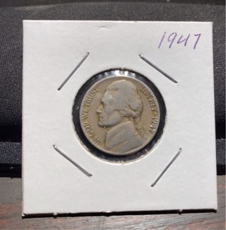 1947 JEFFERSON MEMORIAL NICKEL 