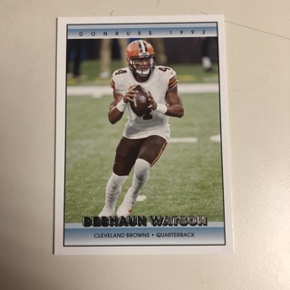 2022 Donruss Deshaun Watson - 1992 Retro insert