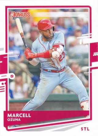Marcell Ozuna 2020 Panini Donruss St. Louis Cardinals
