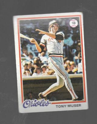 1978 TOPPS TONY MUSER #418