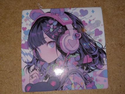 Anime Cute new one vinyl sticker no refunds regular mail only Very nice these are all nice