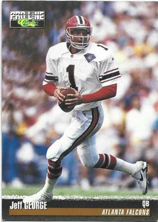 1995 CLASSIC PRO LINE JEFF GEORGE CARD