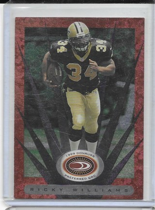 Ricky Williams 1999 Donruss Preferred #43 Rookie Card