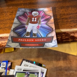 2021 wild card allumination Paulson adebo football card 