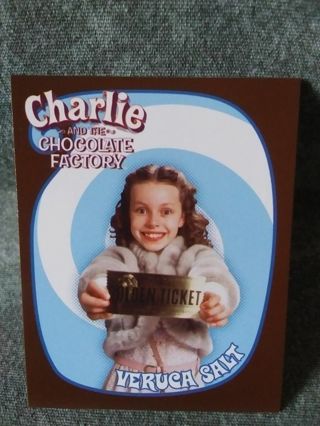 Charlie & The Chocolate Factory mini Trading Card