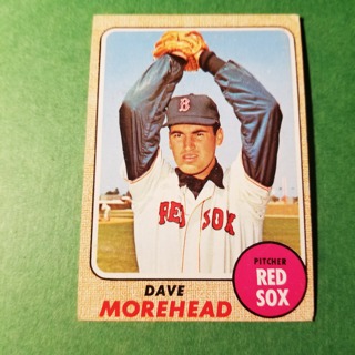 1968 - TOPPS BASEBALL CARD NO. 212 - DAVE MOREHEAD - RED SOX