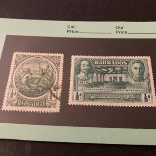 Barbados stamps 