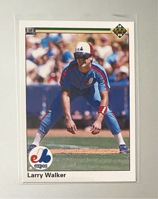 Larry Walker rookie card