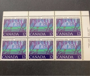 Canada MNH vintage Stamp Block 