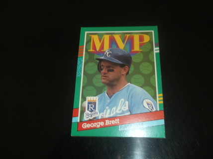 1991 Donruss  mvp   George Brett  card   #   396   Kansas City Royals 