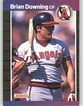 Brian Downing 1989 Donruss California Angels